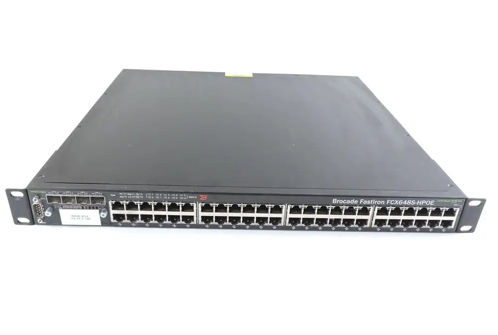 Brocade 48 Port Gigabit - POE 750W switch - Dual Power Supply
